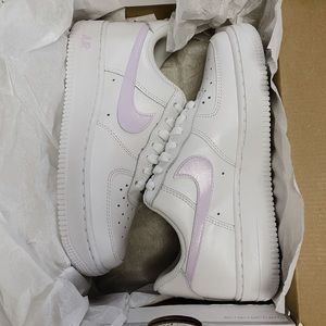 Size 6 women’s custom lilac purple Nike Air Force 1